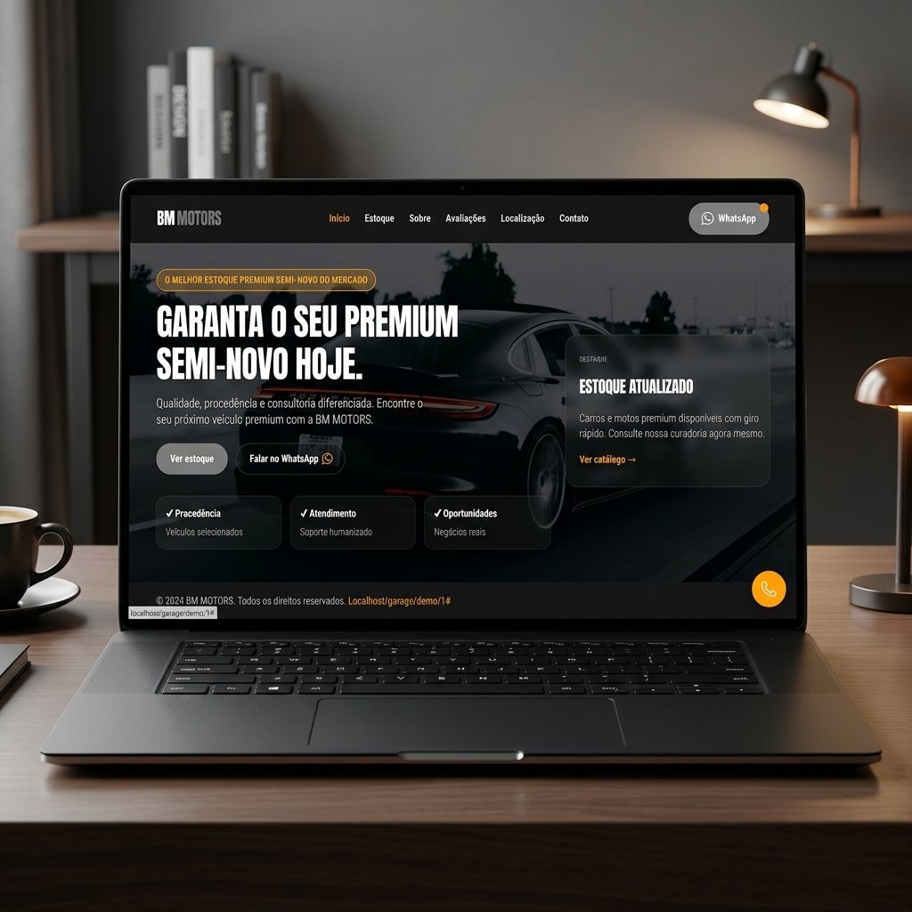 Site para loja de seminovos